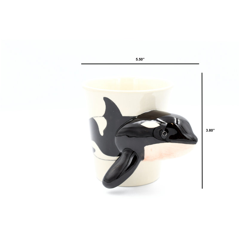 Grande tasse à baleine Gourdine 10 oz