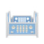 Lit plateforme simple avec roulettes Classic-114404341