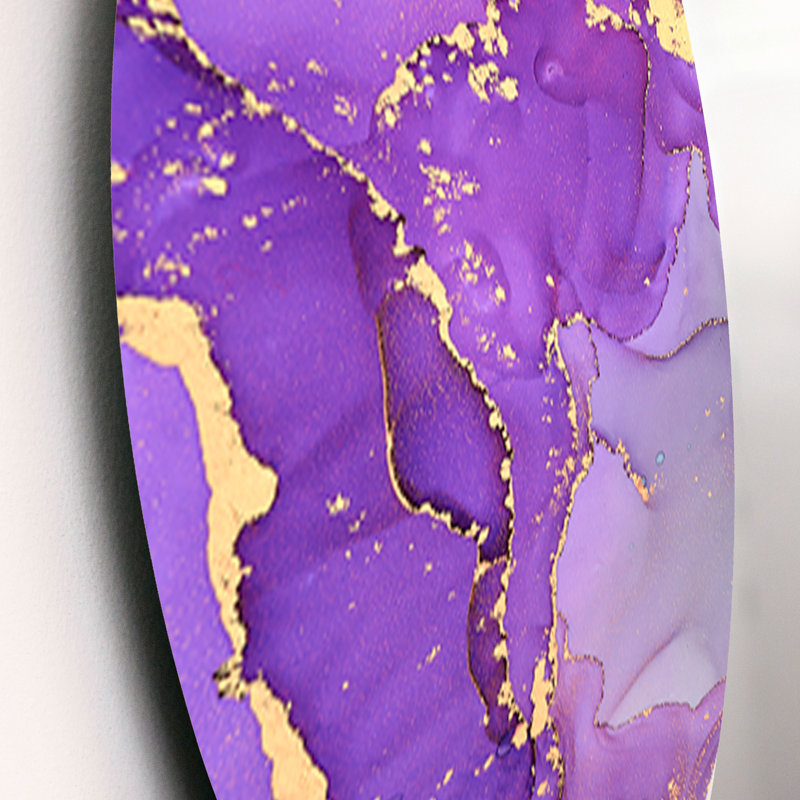 Glam Abstract Wall Decor on Metal