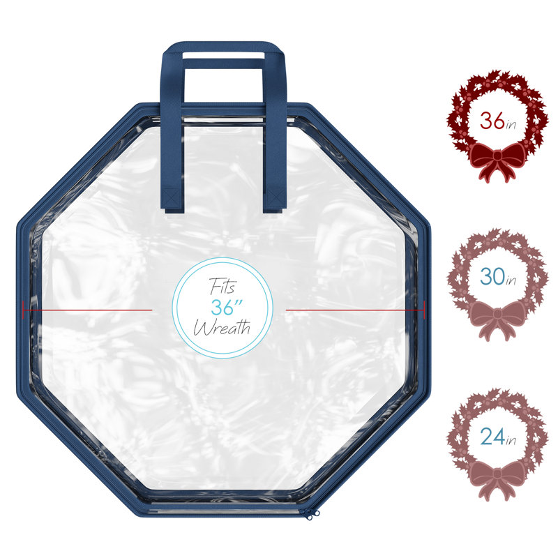 Christmas Wreath Storage Bag, J 7 po x l 36 po x P 36 po