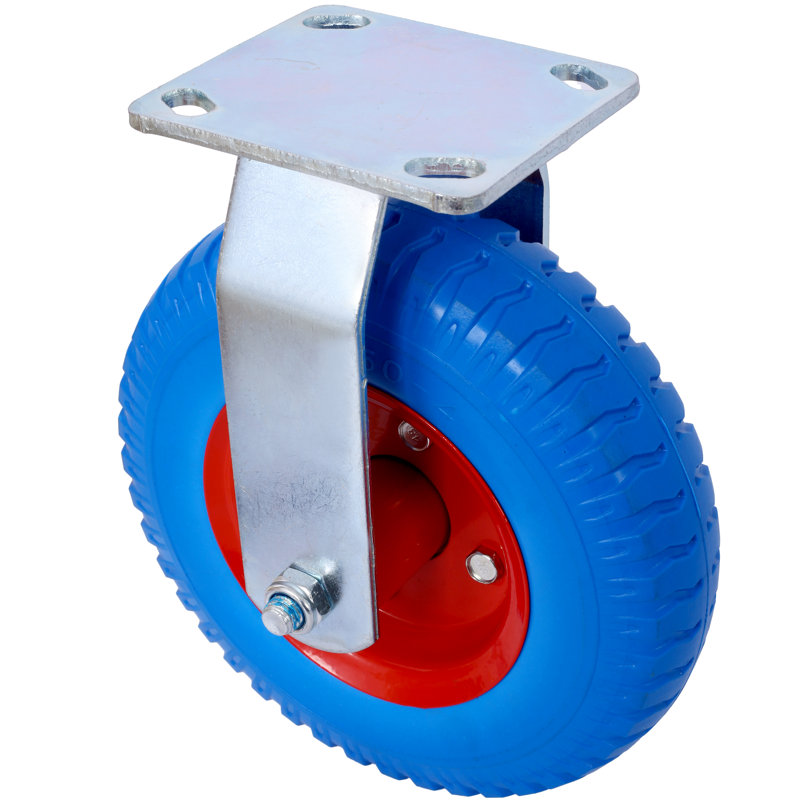 Jeu de roulettes, 24,4 x 20,3 x 7,1 cm, caoutchouc/acier, 2 pièces, bleu, 20,3 cm