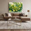 Légumes, moutarde, verts, toile beige-2086099624