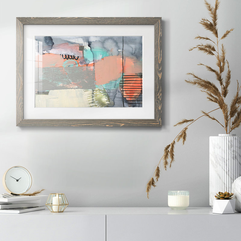 Over, Under & Through II, H 14 po x l 20 po x P 1,5 po, Gris