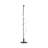 Cursive 60'' Black LED Column Floor Lamp