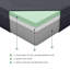 Matelas en mousse viscoélastique imprégnée de gel de thé vert 11 pouces-1816926008