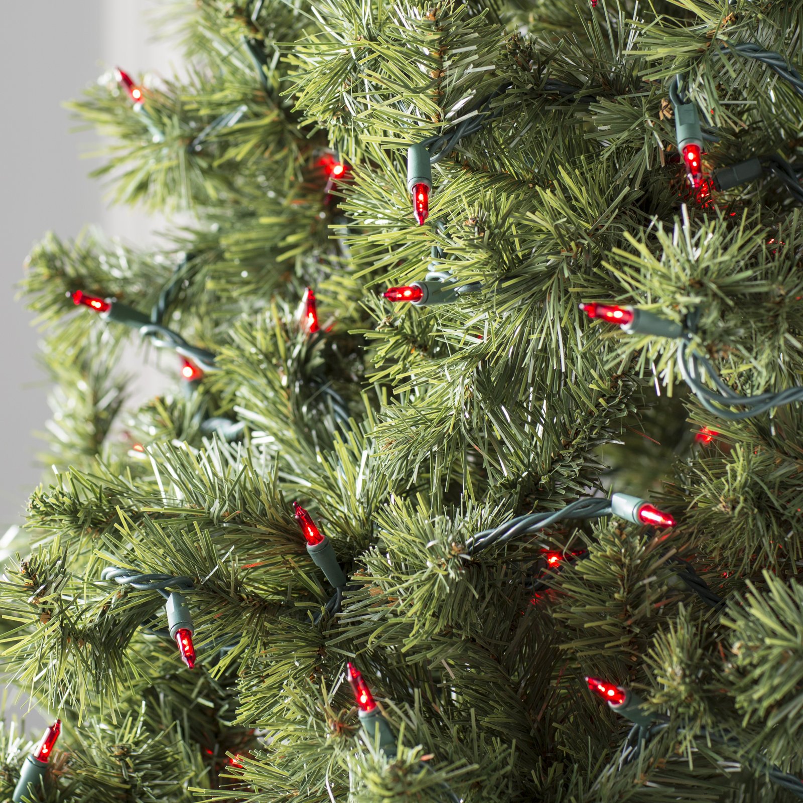 50.5' 100-Light String Lights, Red