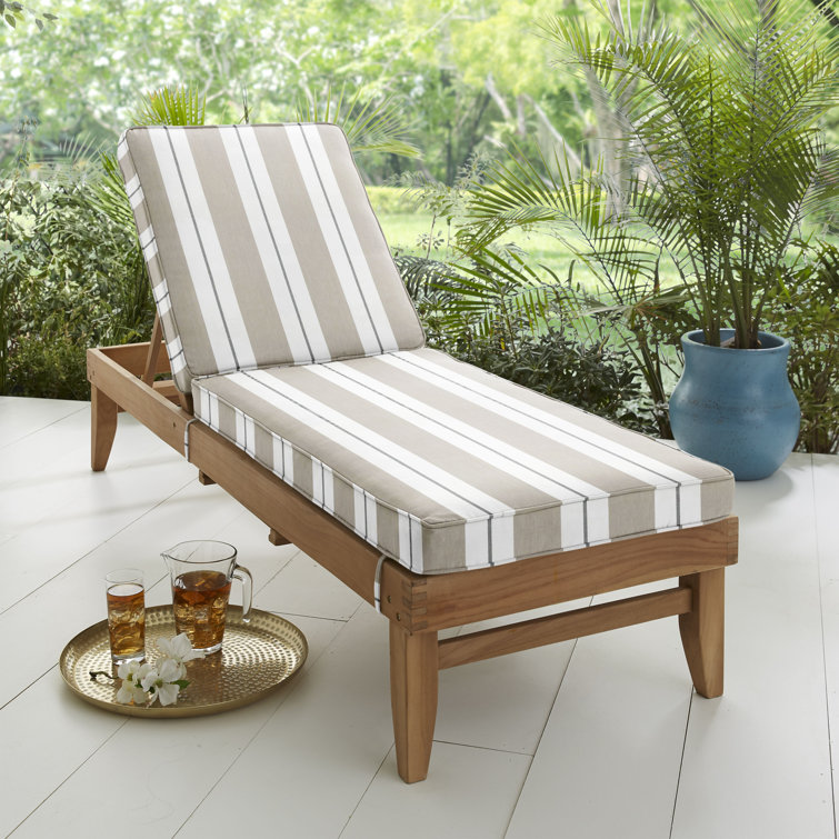 Small Pinstripe Chaise Lounge Lounge Chair Birch Lane Chaise