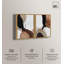 "Earth Curves", ensemble de décorations murales boho par Art Remedy, cadre doré, 10 x 15-302588535-302588543