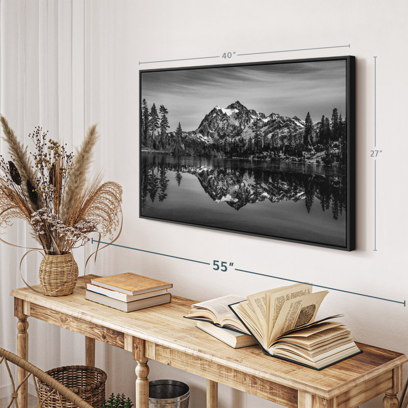 " Monochromatic Mountain ", 40" H x 27" W