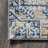Latorre Modern Persian Boho Vintage Cream/Blue Rug-27496885