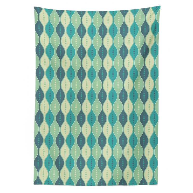 Geometric Tablecloth, 84" L x 60" W