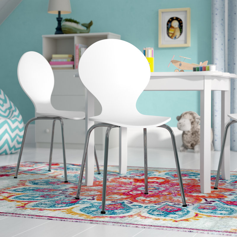 Chaise de bureau Milperra, pour enfants, Blanc