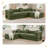 Hartwig 108" Oversized Modular Sleeper Sectional Compression Sofa Bed with Reversible Chaise, No-Assembly Floor Couch-1409768166