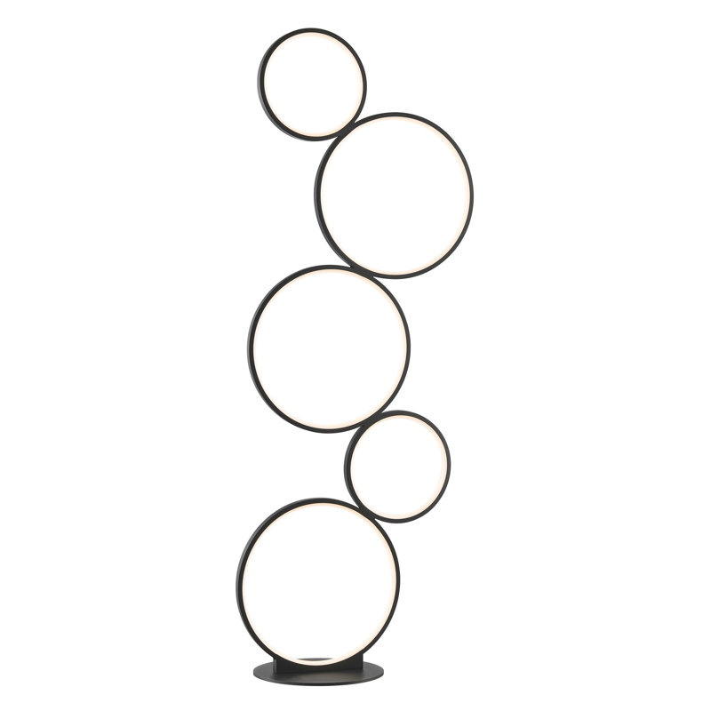 44.75'' LED Novelty Floor Lamp, Black