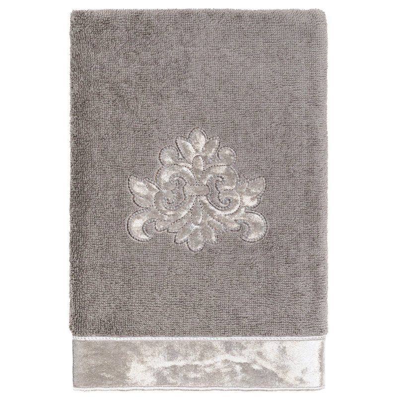 100% Turkish Cotton Hand Towel, Charcoal