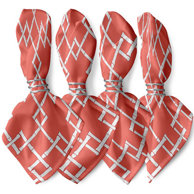 Kwaun Polyester Geometric Square Napkin