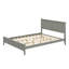 Lit plateforme contemporain en bois-290289464