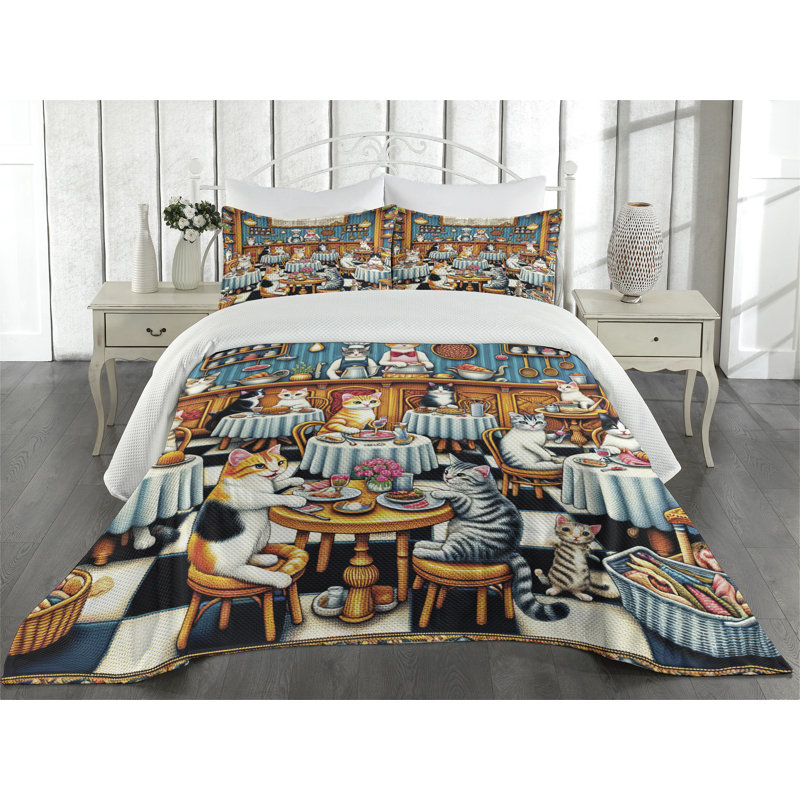 Coverlet, King Coverlet + 2 Standard Shams