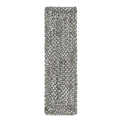 Barlet Handmade Braided Cotton Gray Area Rug