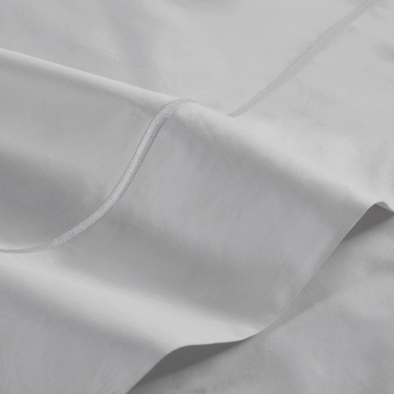 Croscill Luxury Egyptian 500TC Cotton Sheet Set, Queen, Gray