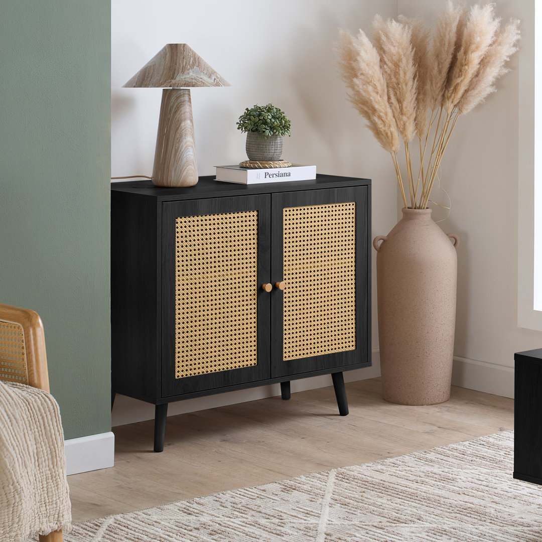 Noemi Rattan 2 Door Sideboard 80CM Width