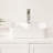 Ceramic Vessel Sink Bathroom Modern Rectangular White - 19X15 Inches, Stain , Countertop Mount Bathroom, 19"X15", Modern,