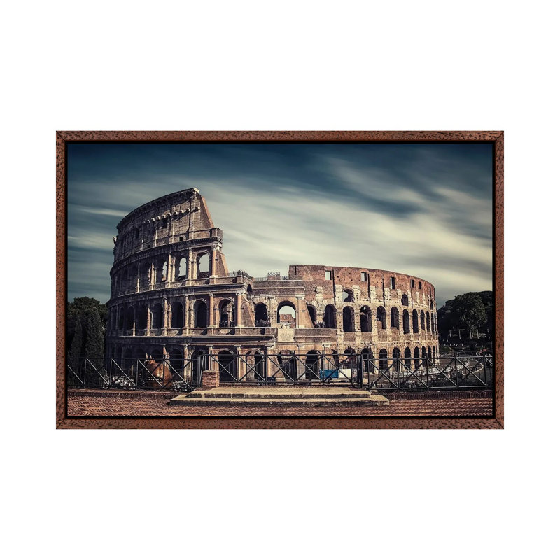 Colosseum by Manjik Pictures - Gallery-Wrapped Canvas Giclée on Canvas, 66.04 cm H x 45.72 cm W, Classic Wood Framed