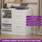 Bioleta 33.5" 3-Drawer Lateral Filing Cabinet With Charging Station, File Cabinet Fits For A4, Letter, Legal Size Files