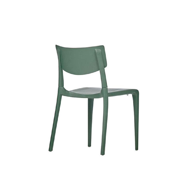 Chaises latérales empilables - Tampa, Vert olive