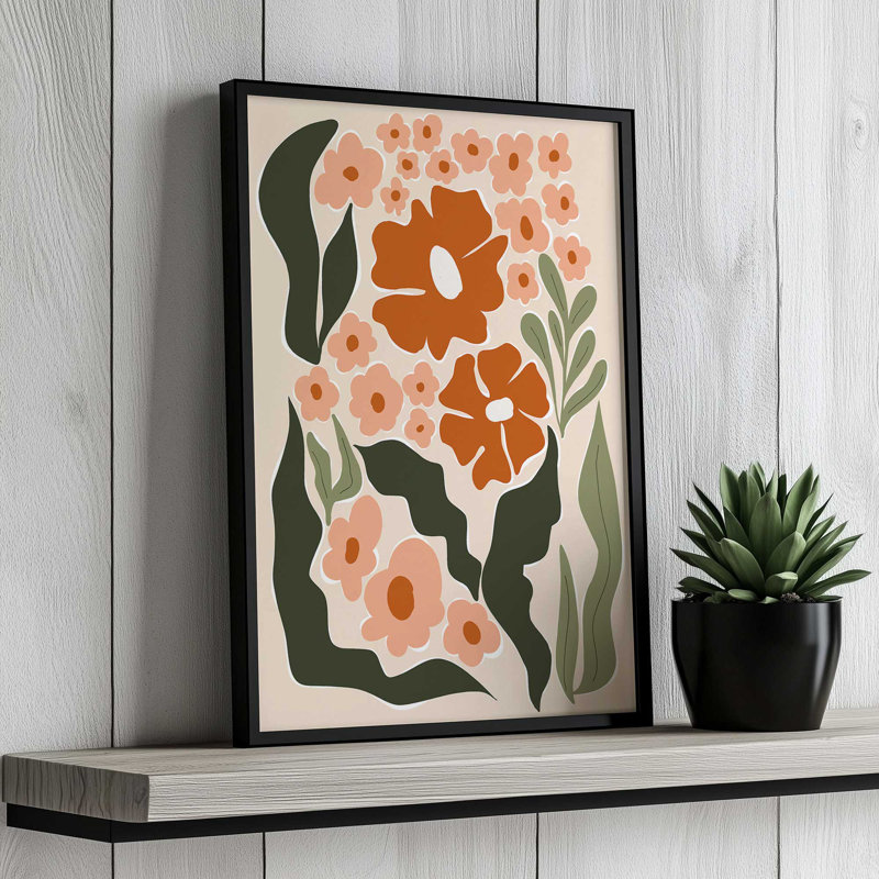 «Tropical Wonder» par Garima Dhawan, reproduction d'art, Brun, H 32 po x l 24 po