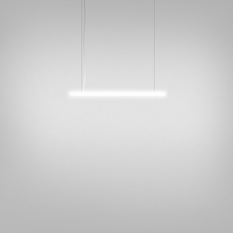 Alphabet of Light 47" LED Linear Suspension in Grey Aluminum