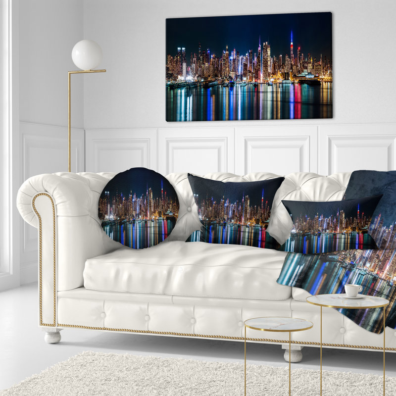 Coussin lombaire de nuit new york midtown night