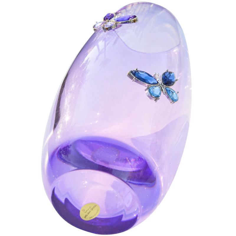 Handcrafted Crystal Table Vase