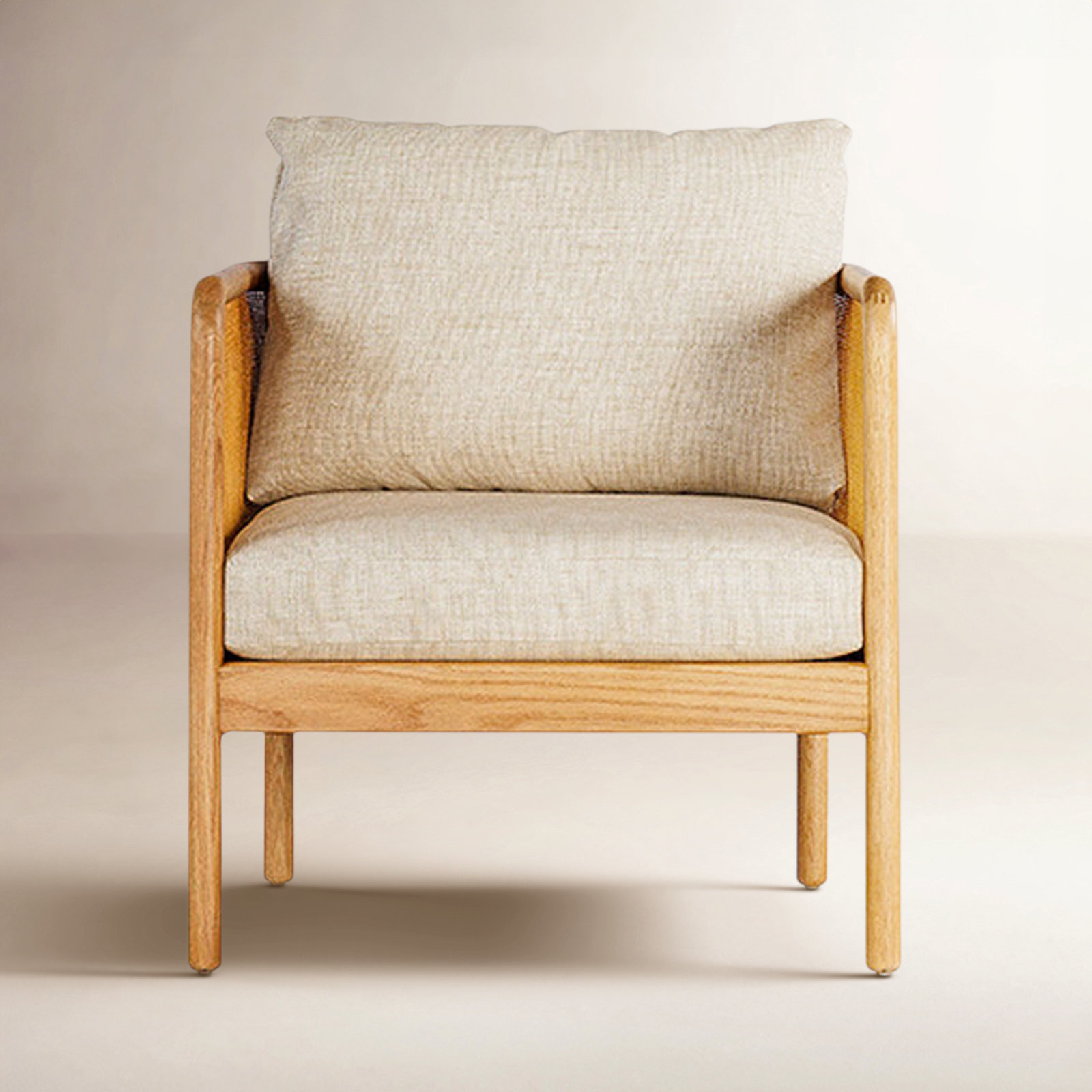 Raya Armchair, Abigal Cotton