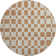 Premium Machine Washable Prisco Terracotta Rug