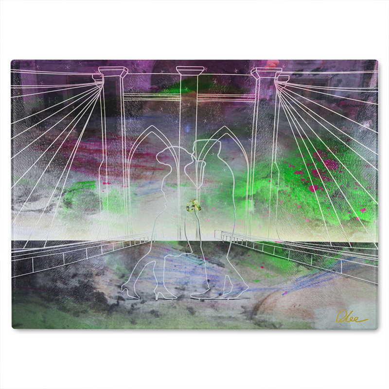 Marry Me Glass Chopping Board