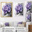 «Mauve mauve», art mural Hortensia II-1300769100-1300769145-1300769090