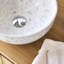 Elea Round Brown Premium Terrazzo Bathroom Sink-733659705