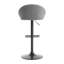 Pigalle Upholstered Adjustable Height Bar Stool-1491576572