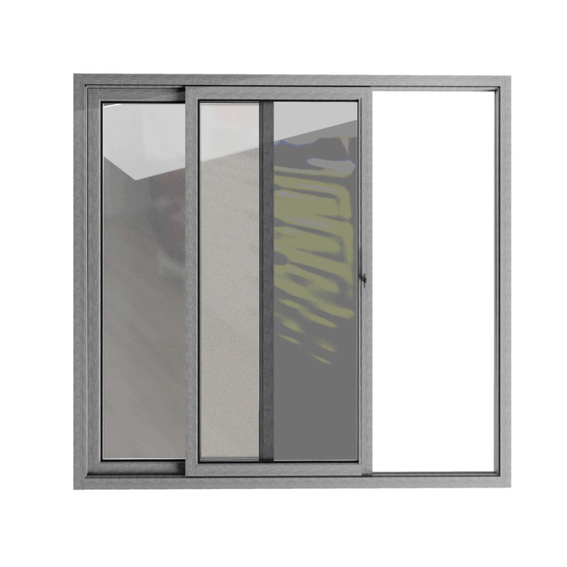 Patio Exterior Metal-Plastic Sliding Doors Patio 8166 White Silk 64 x 80 Right active door Tempered Clear Glass Bypass Door