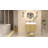 Moreno Stella 24 Inches Wall Mounted Vanity Set With Doors And Inside Drawer-2208712