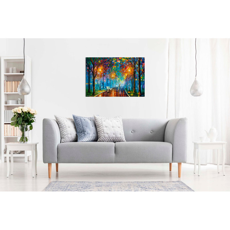 Misty Mood by Leonid Afremov - Wrapped Canvas Painting, 51cm H x 76cm W