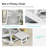 All-Weather HDPE Folding Adirondack Rocking Chair with Retractable Ottoman, 3-Position Adjustable Outdoor Rocking Chair for Patio, Gargen, Deck-1920291618