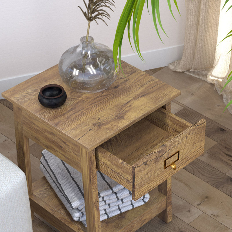 Table de bout avec rangement Alfard