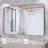 Lesamuel Filleted Corner Wall Mounted Bathroom and Vanity Mirror with Aluminum Frame-137203459-196377376-200007166