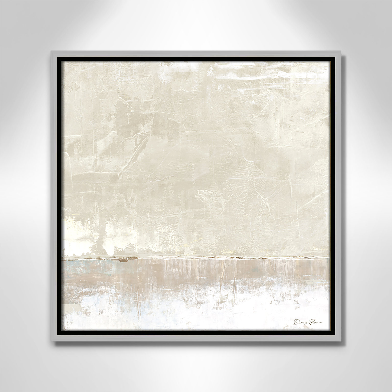 Delevan "Better Days" Print, 17.5" H x 17.5" W, Silver