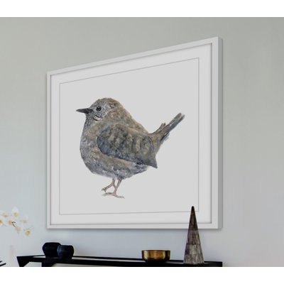 Thimble Sparrow - Single Picture Frame Painting
