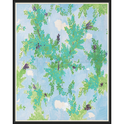Arbres Et Nuages Print by Paule Marrot