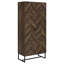 Armoire d'appoint rustique et bronze industriel