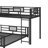 Twin Over Full L-Shaped Metal Size Bunk Bed-1577027769